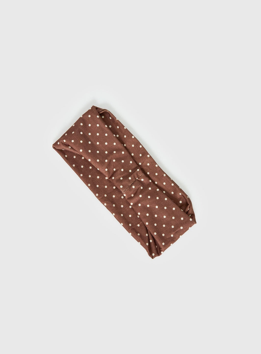 The Juney Headband Brown Polka