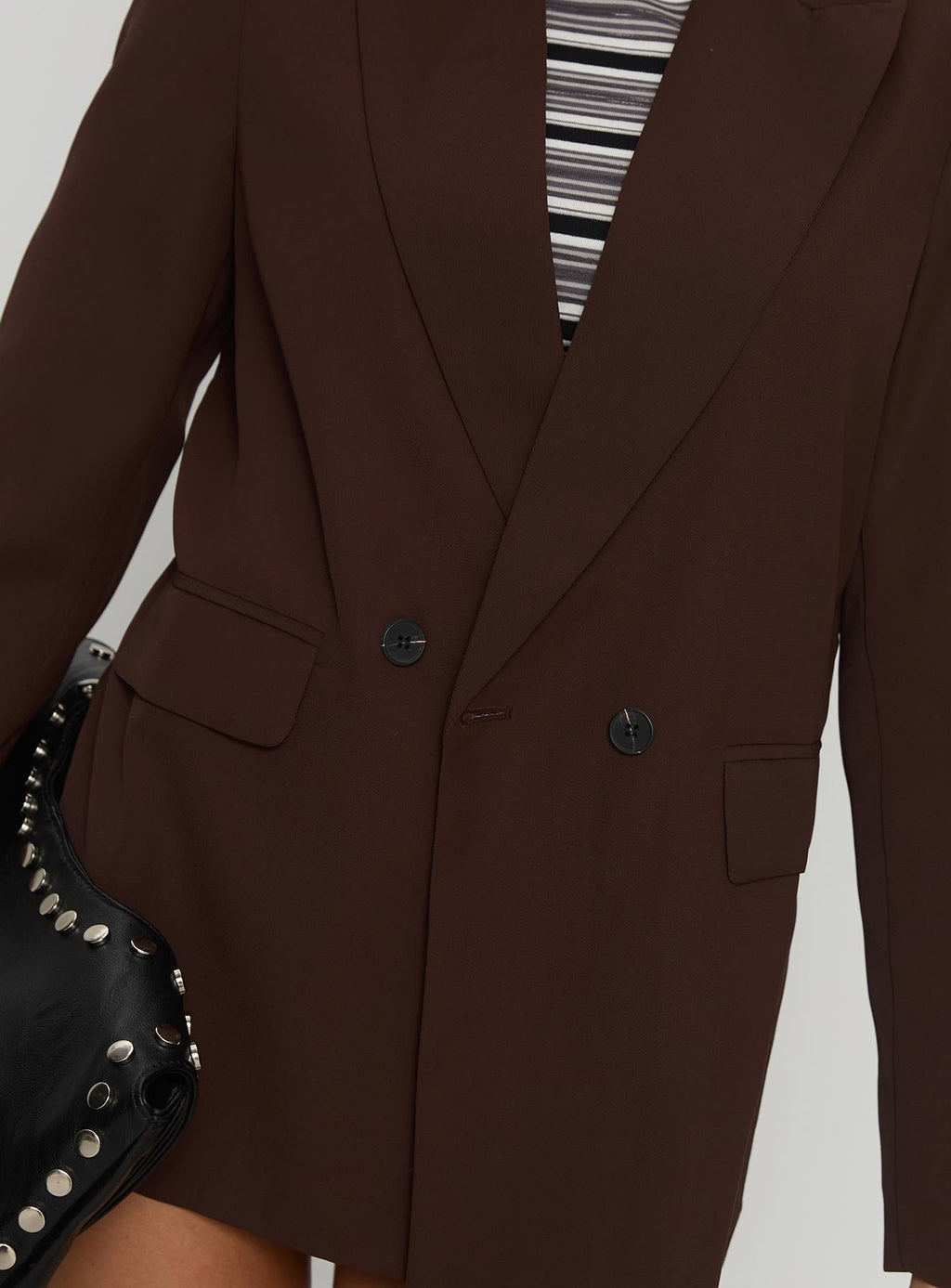 Katrice Oversized Blazer Chocolate
