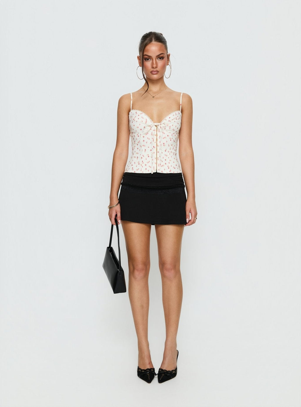 Nataliah Plunge Top Floral