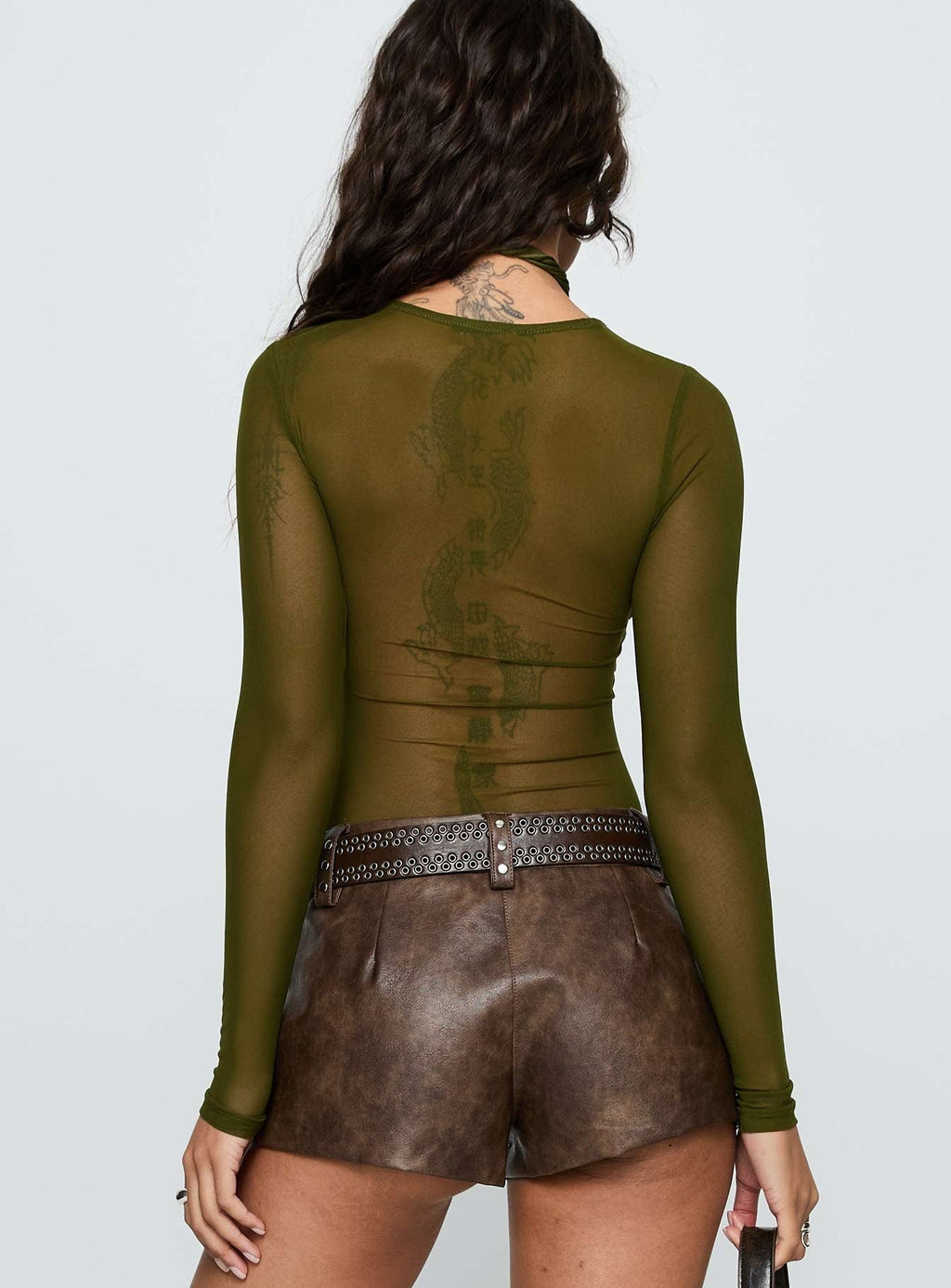 Sweeter Than Fiction Bodysuit Olive