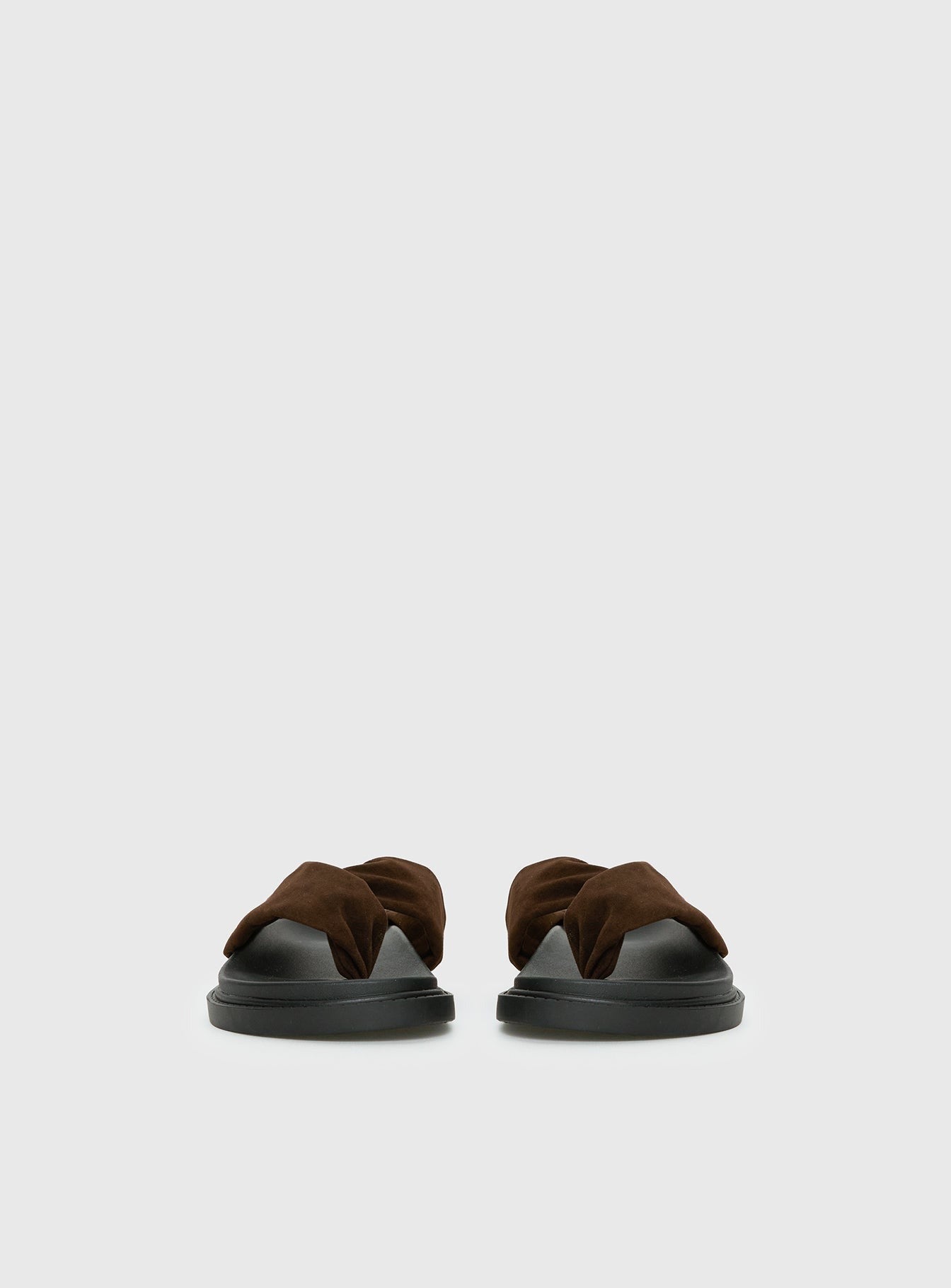 Soryn Wrap Slides Chocolate