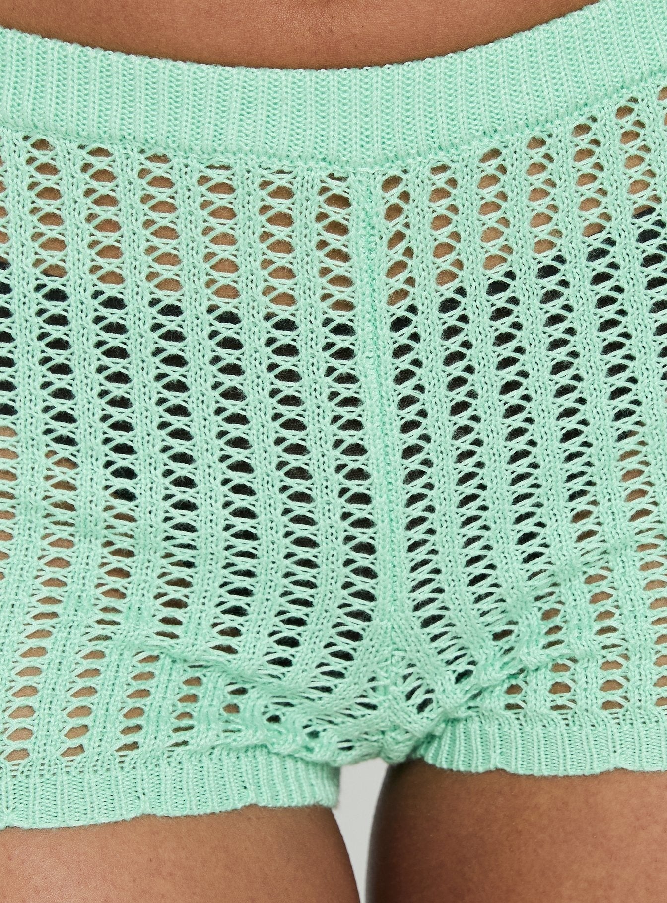 Next Level Knit Shorts Green