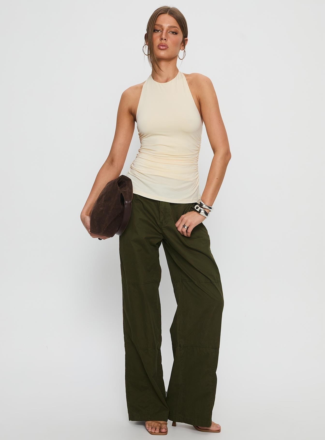 Wenona Ruched Top Butter