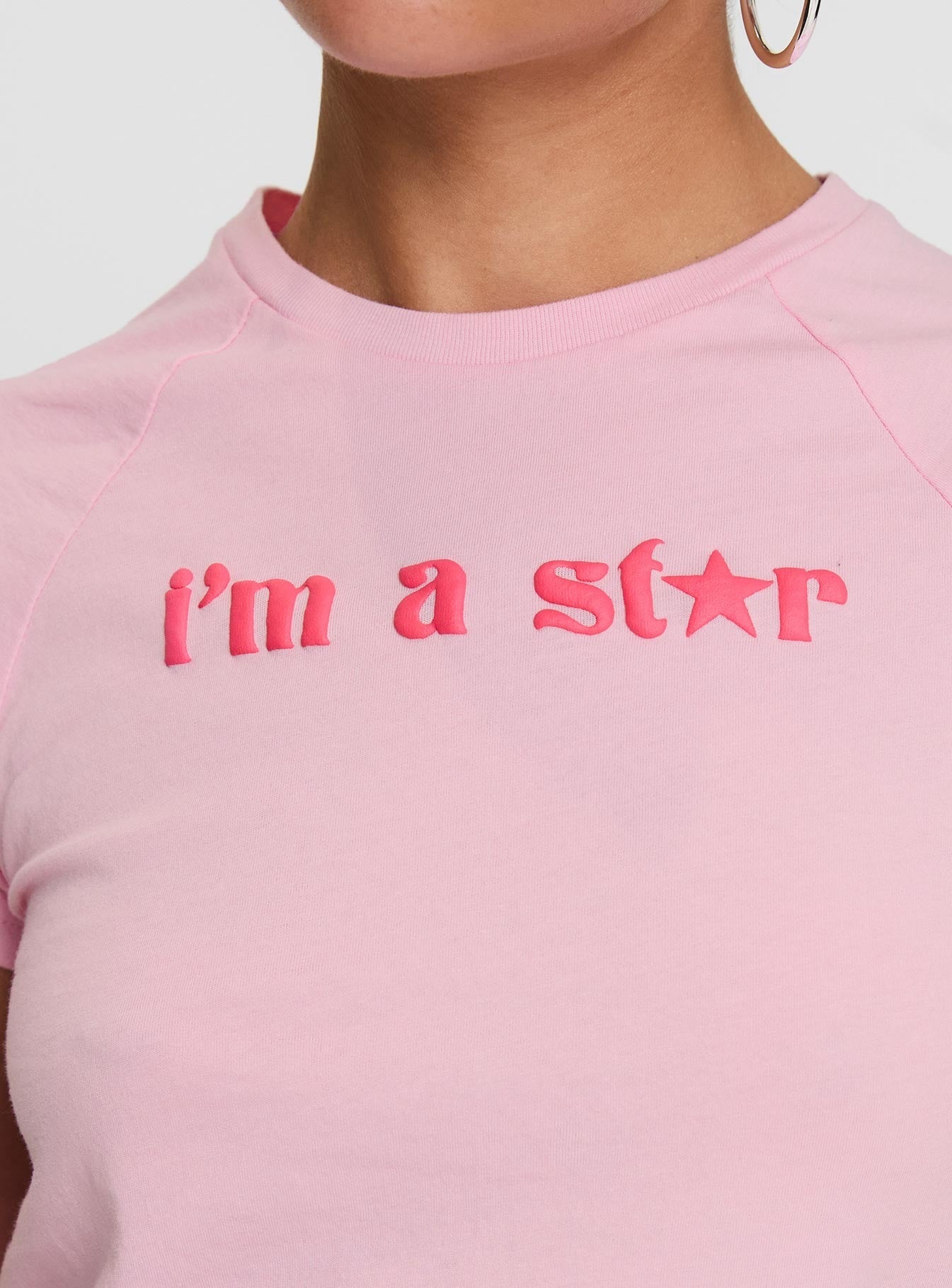 I'm A Star Graphic Top Pink