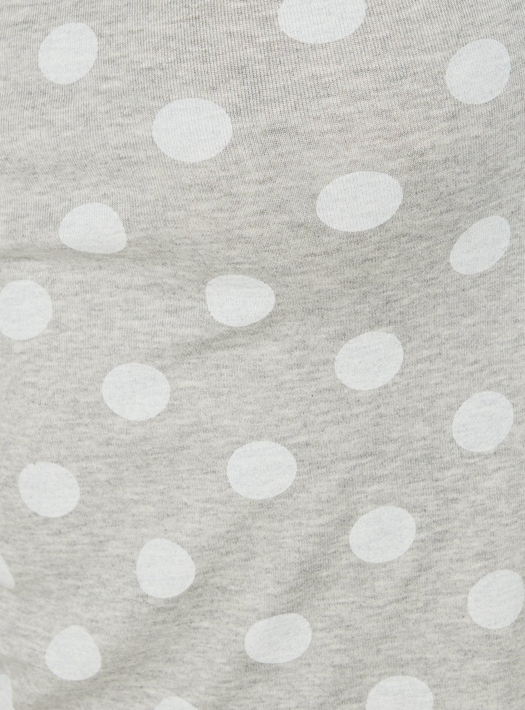 Fabella 3/4 Sleeve Raglan Top Grey Polka / Blue