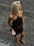 Sunnee Eyelet Detail Romper Brown