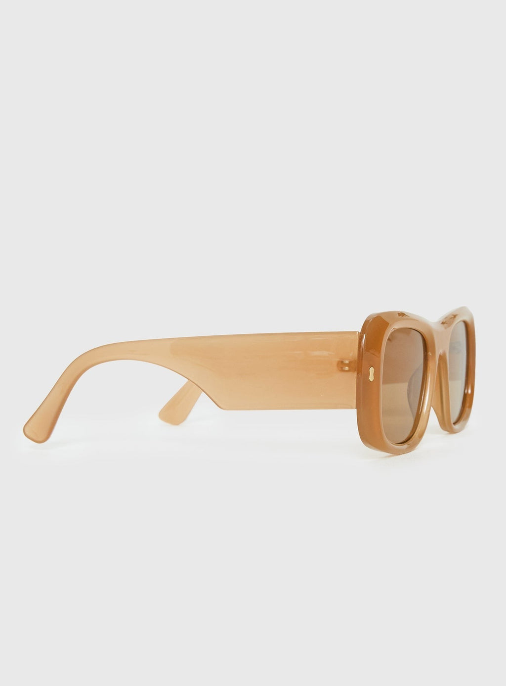 Stick Around Oversized Sunglasses Orange / Yellow