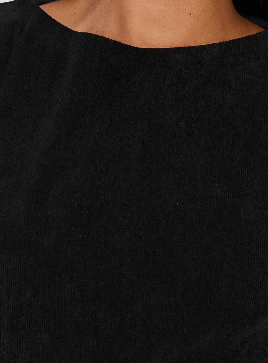 Alfalfa Corduroy Mini Dress Black