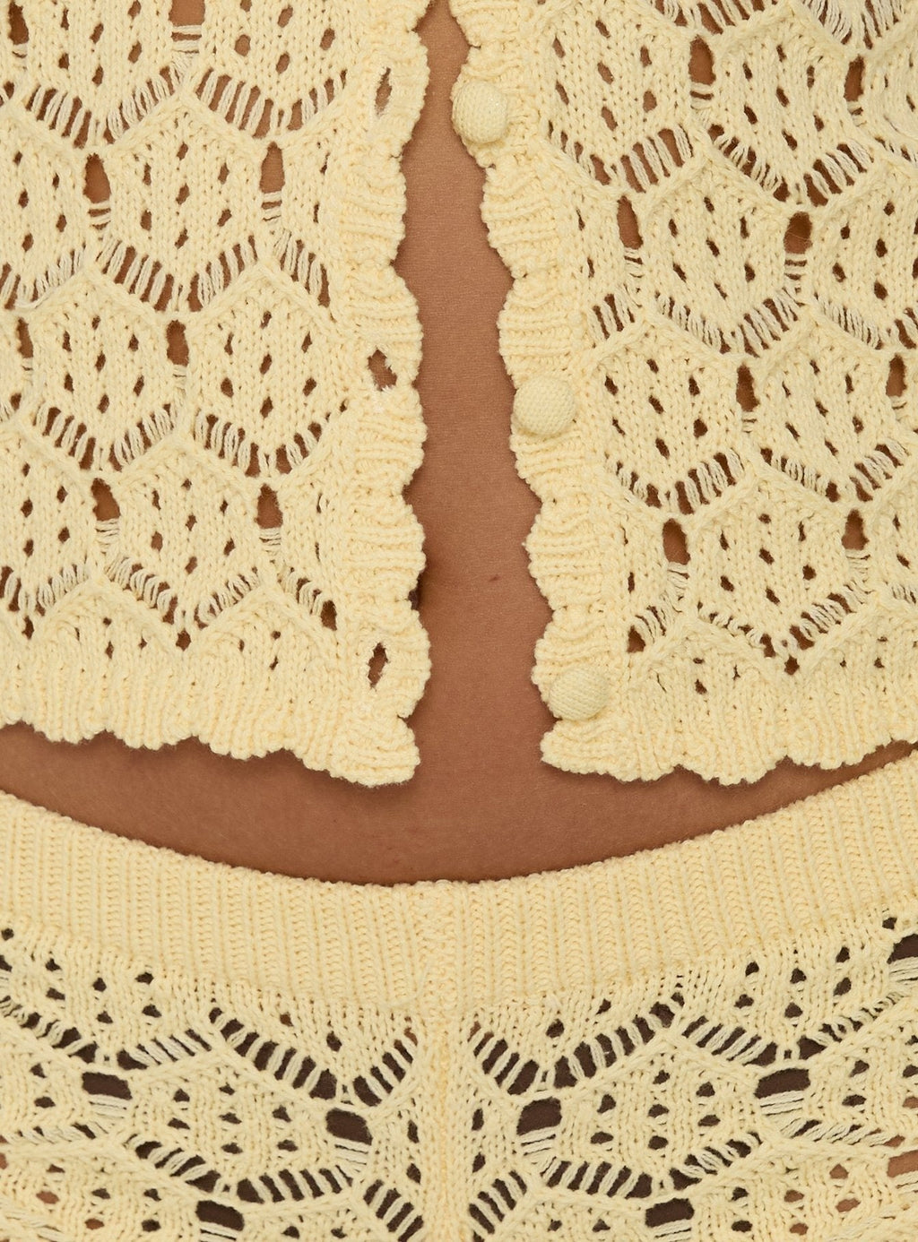 Sun Still Shines Crochet Set Yellow