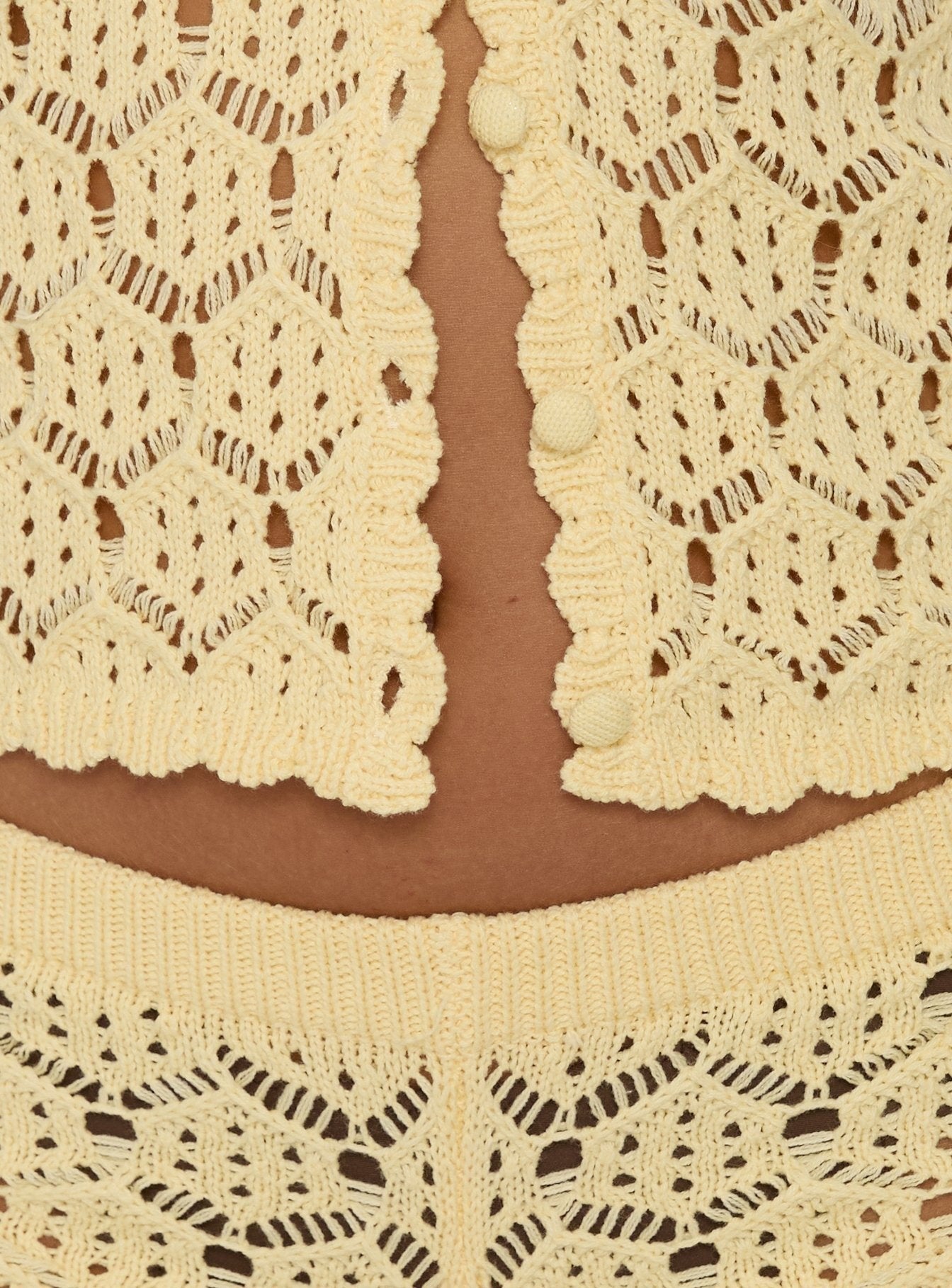 Sun Still Shines Crochet Set Yellow