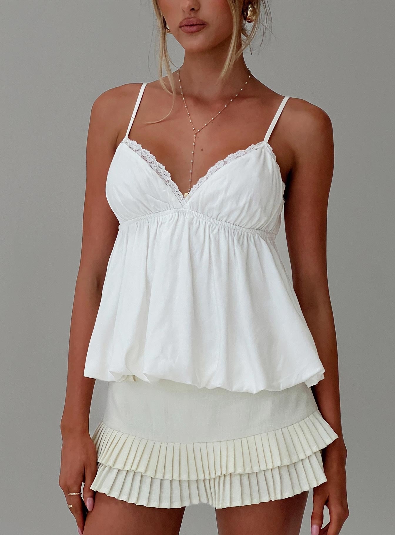 Lizette Top White