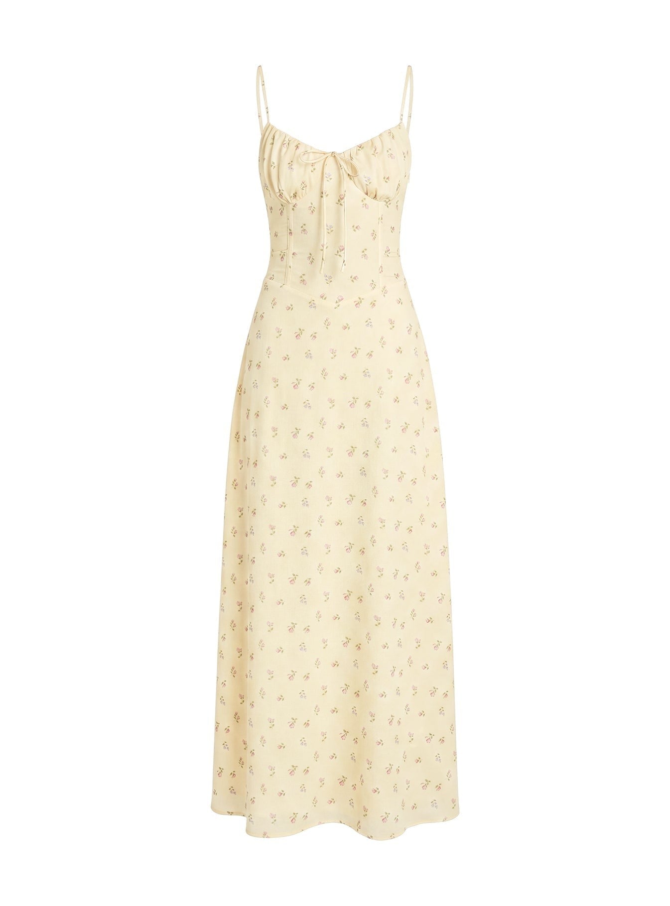 Members Only Maxi Dress Yellow Floral