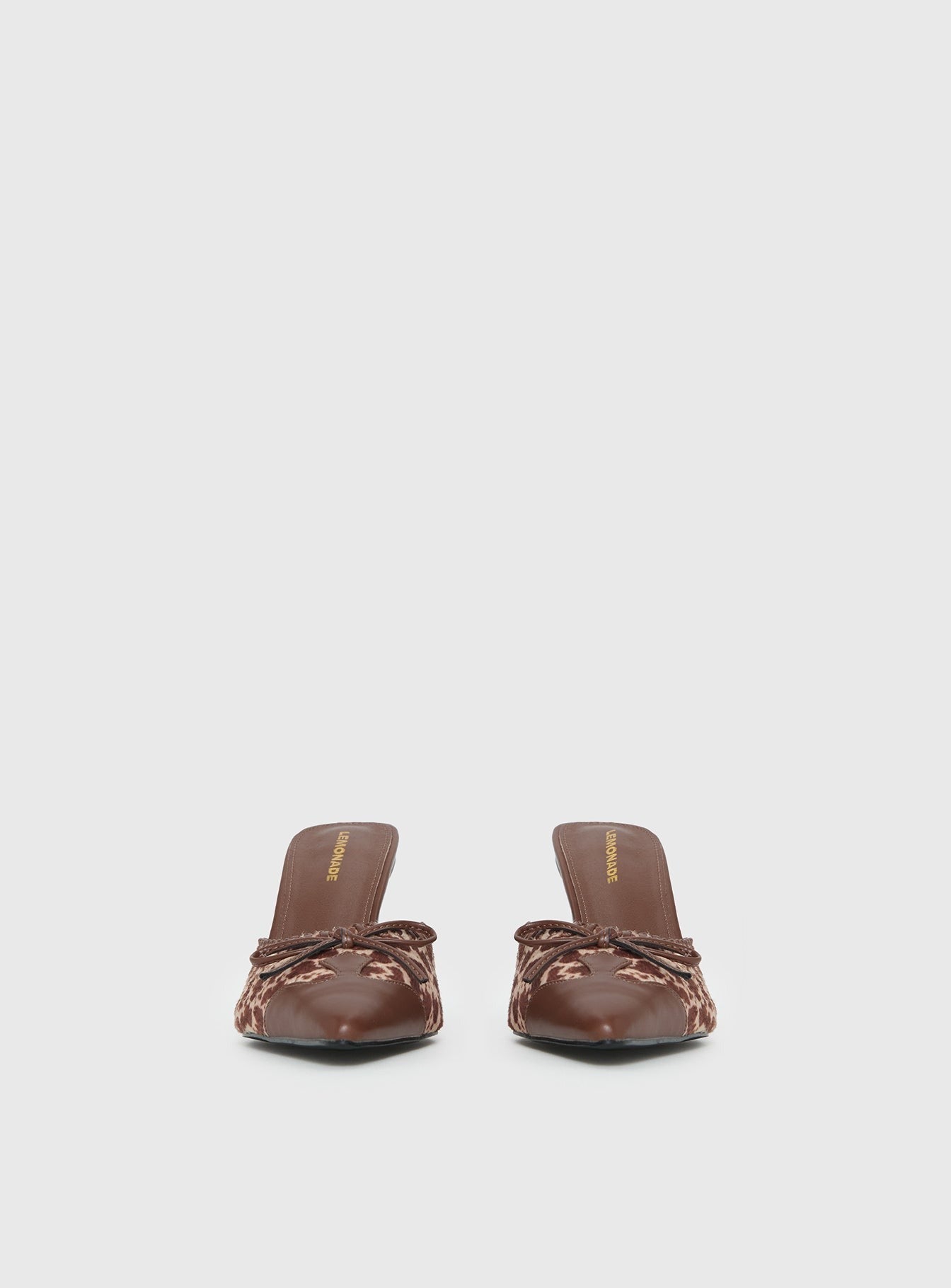 Boardroom Pointed Toe Heels Caramel Cow