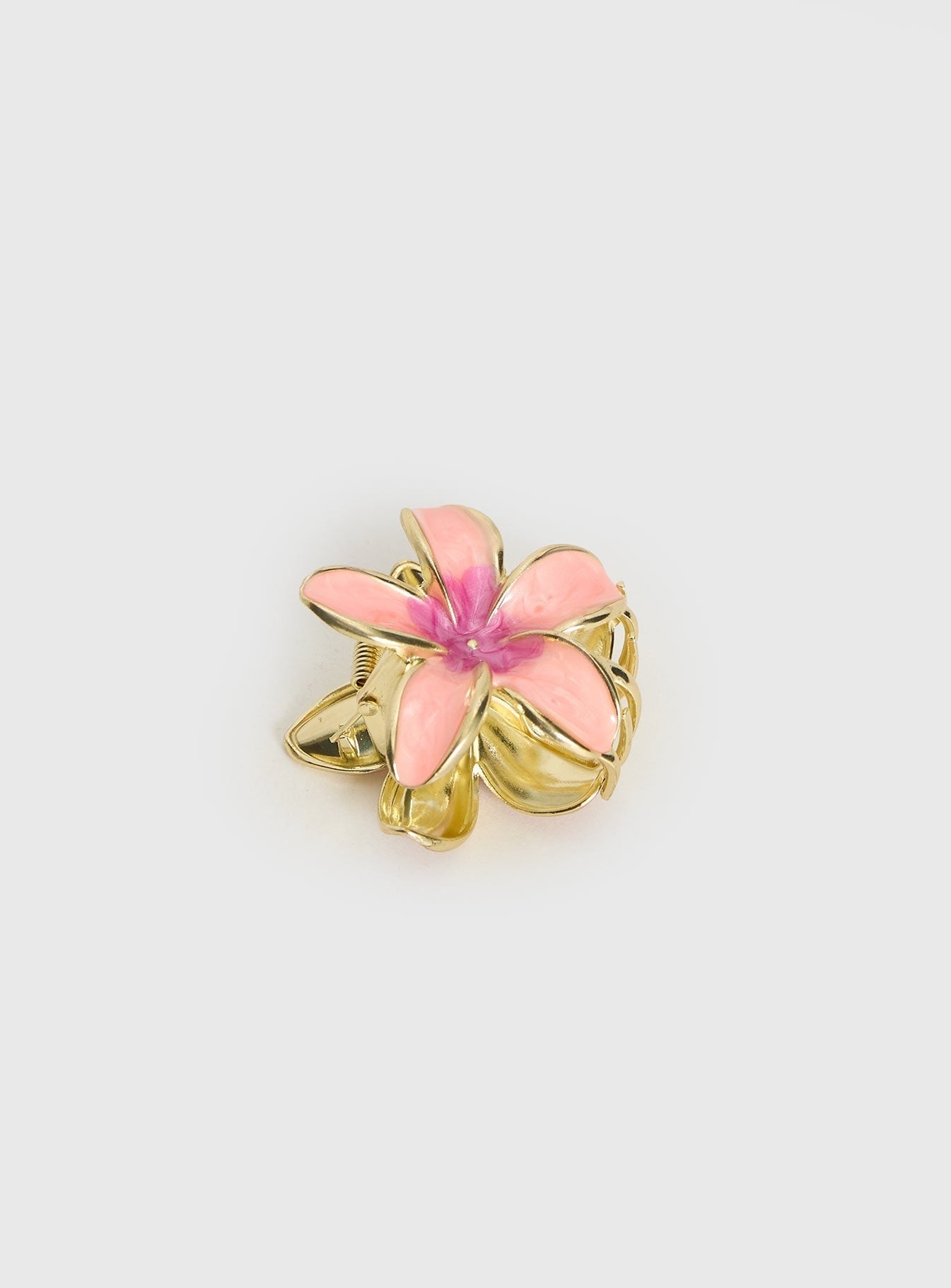Zerah Flower Hair Clip Pink
