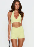 Final Form Active 4" Invisible Scrunch Shorts Lemongrass