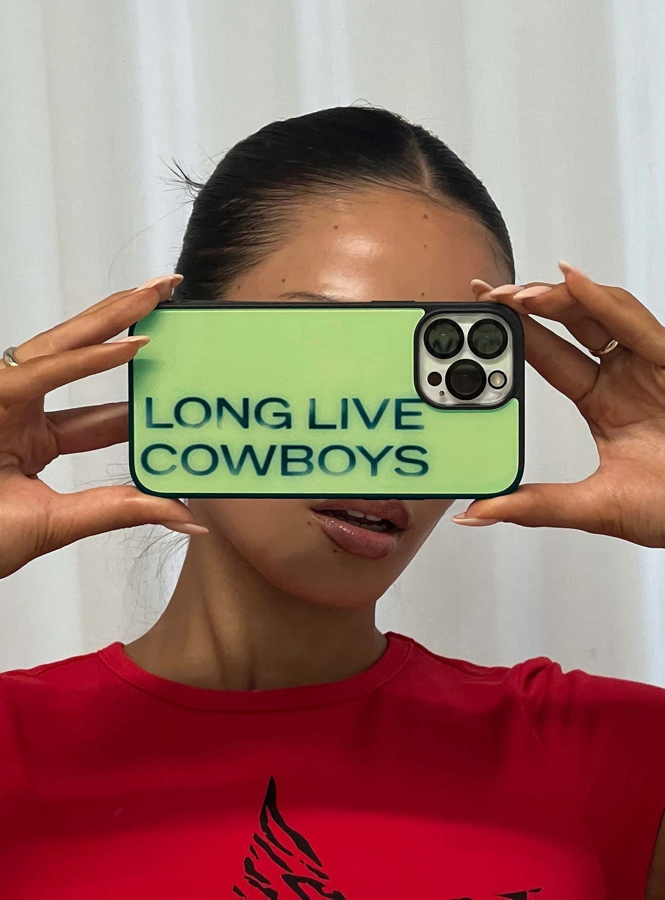 Long Live Cowboys iPhone Case Yellow
