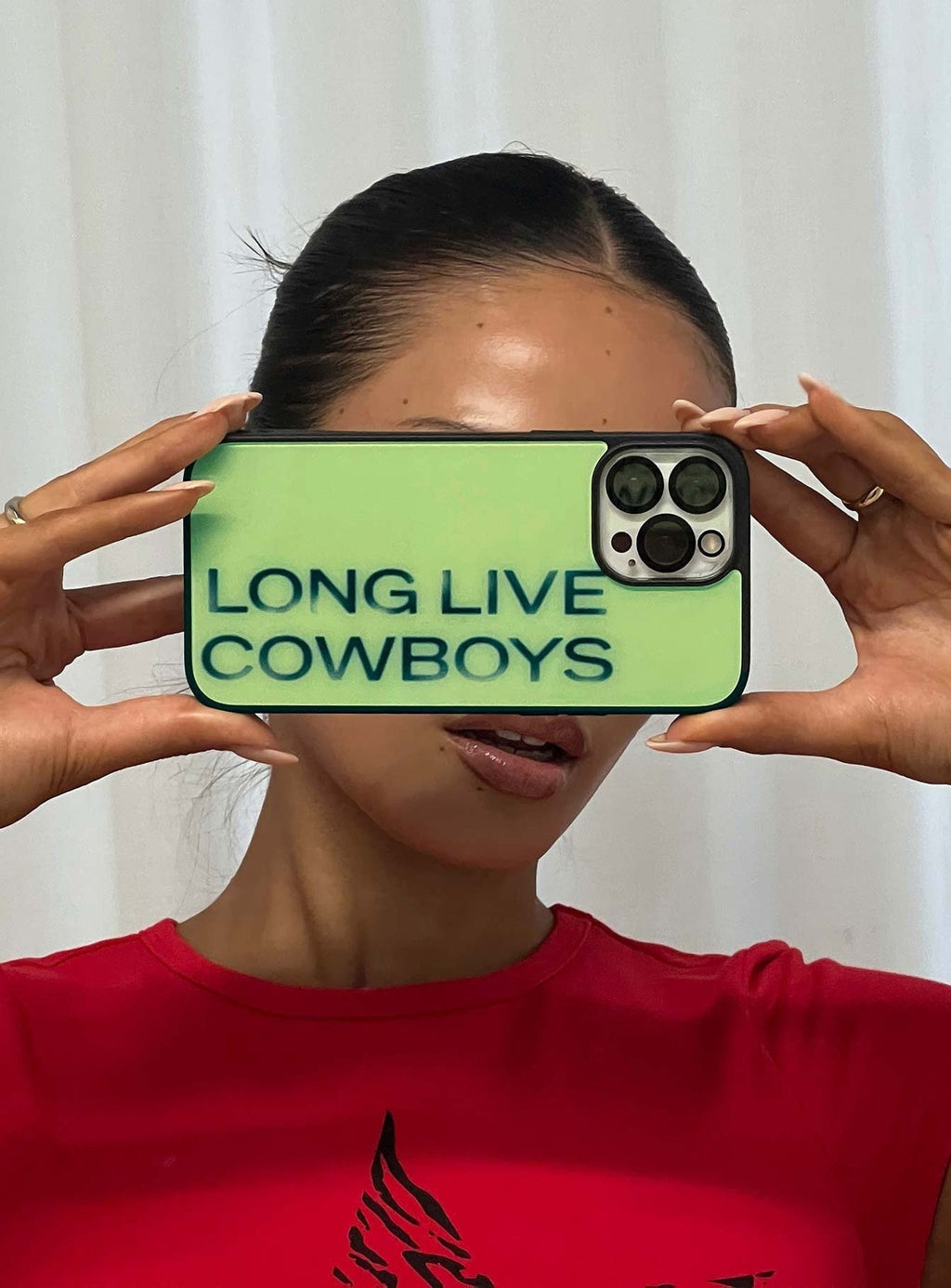 Long Live Cowboys iPhone Case Yellow