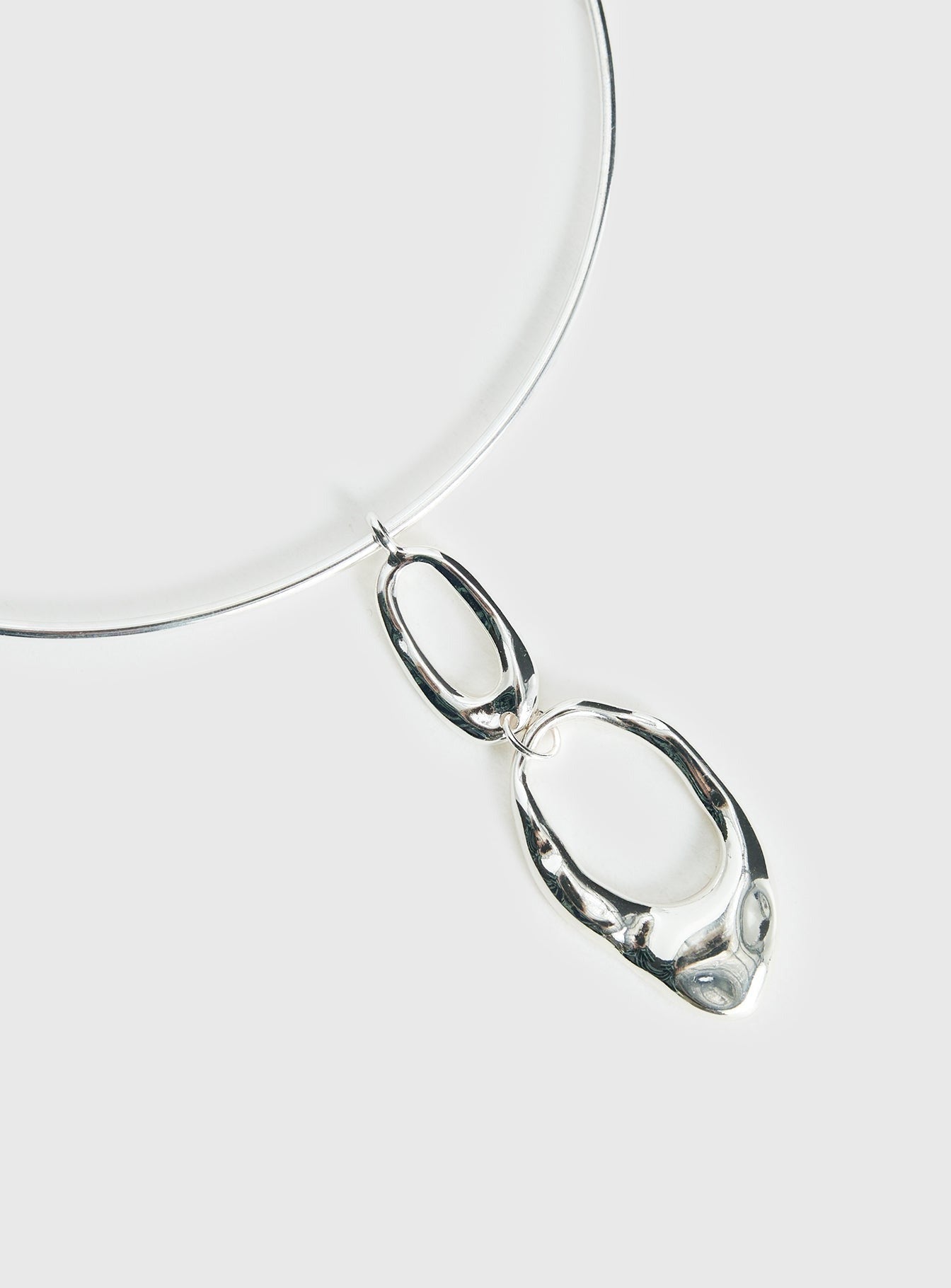 Myler Pendant Necklace Silver