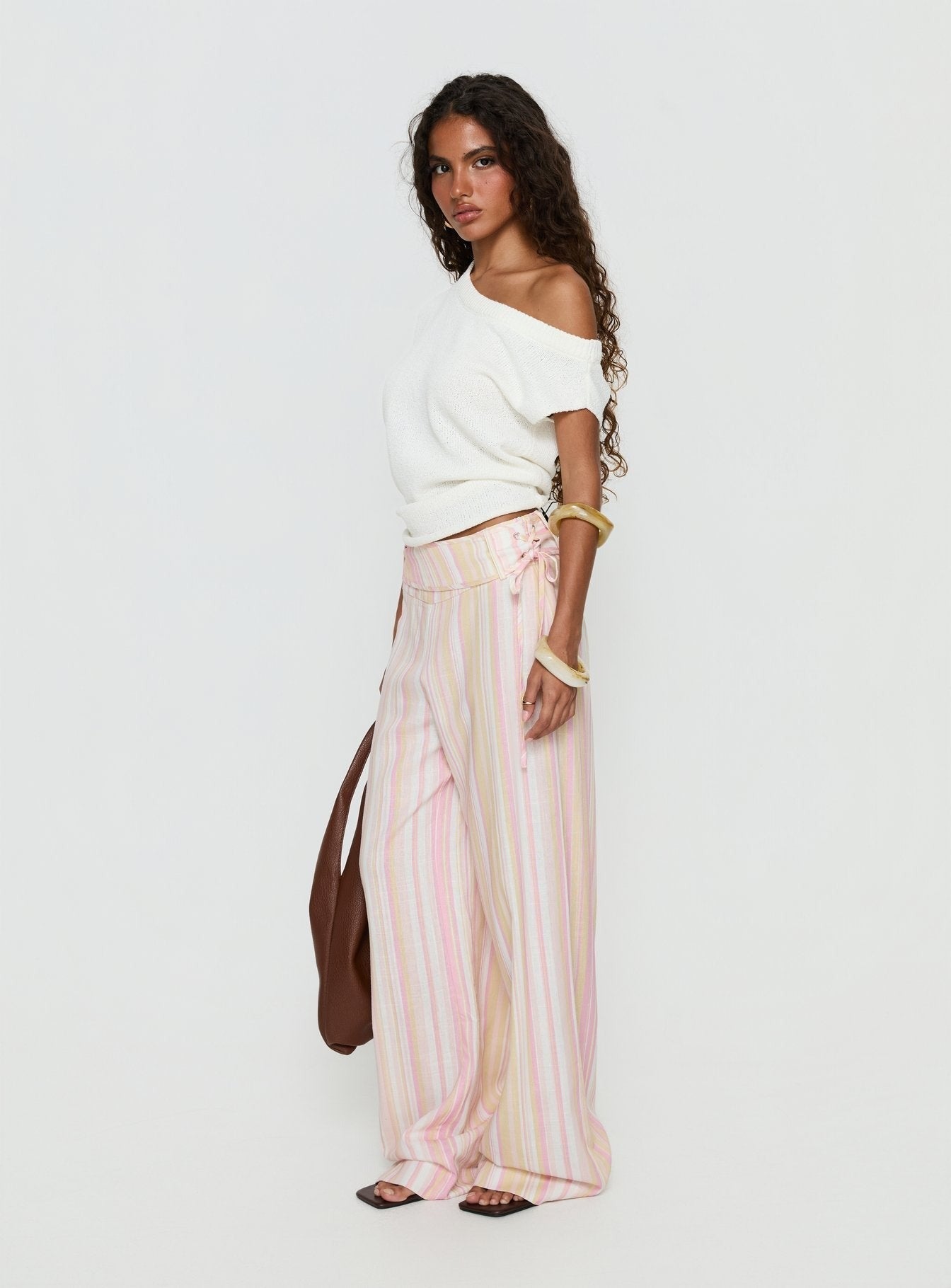 Raymonde Pants Pink Stripe