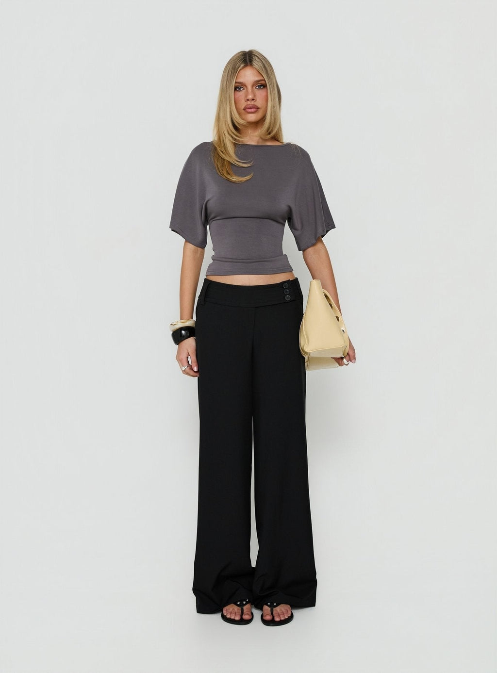Cedars Low Rise Pant Black