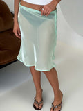 Sidori Sheer Midi Skirt Jelly Mint