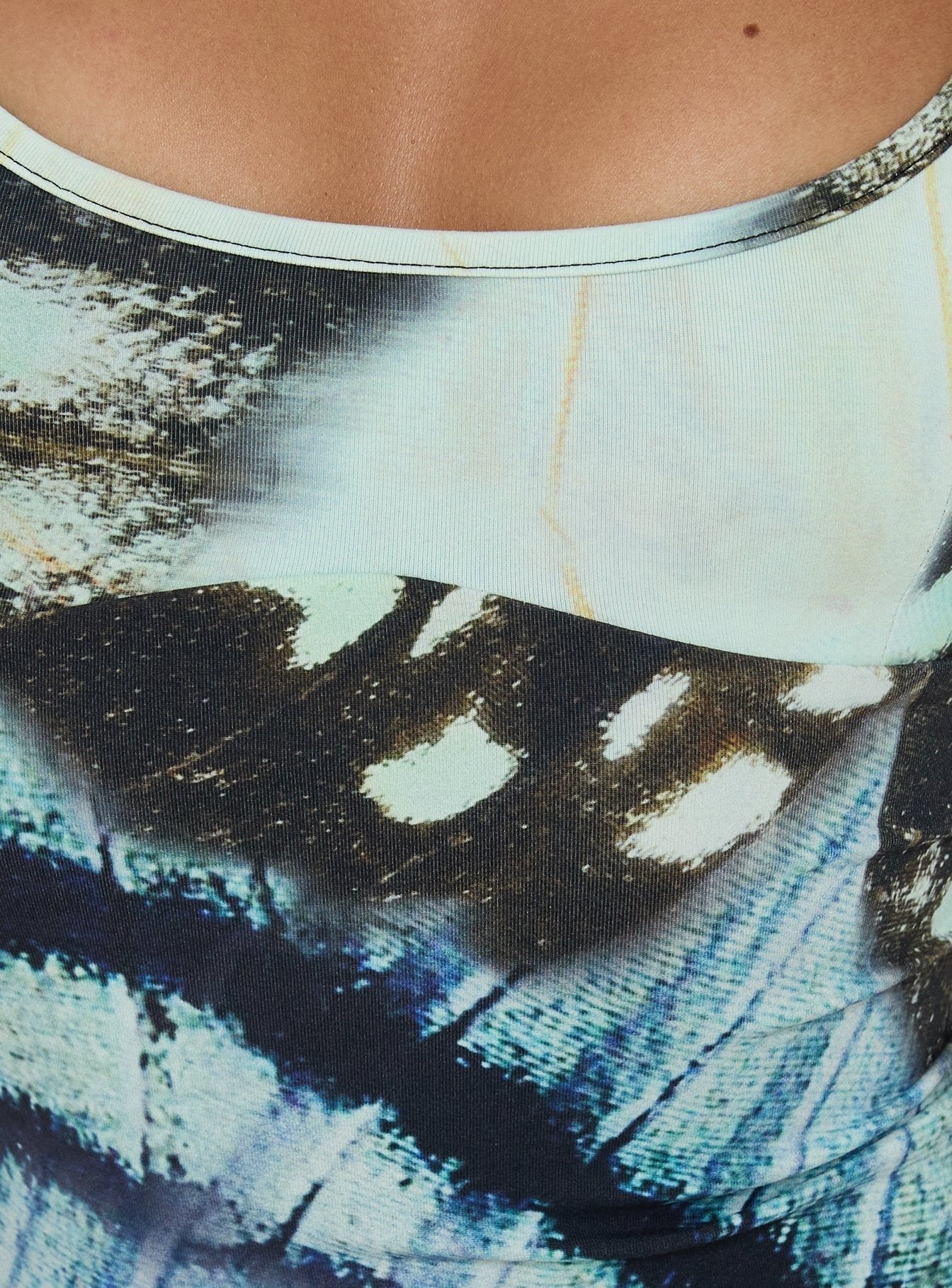 Full Focus Cami Top Blue Butterfly