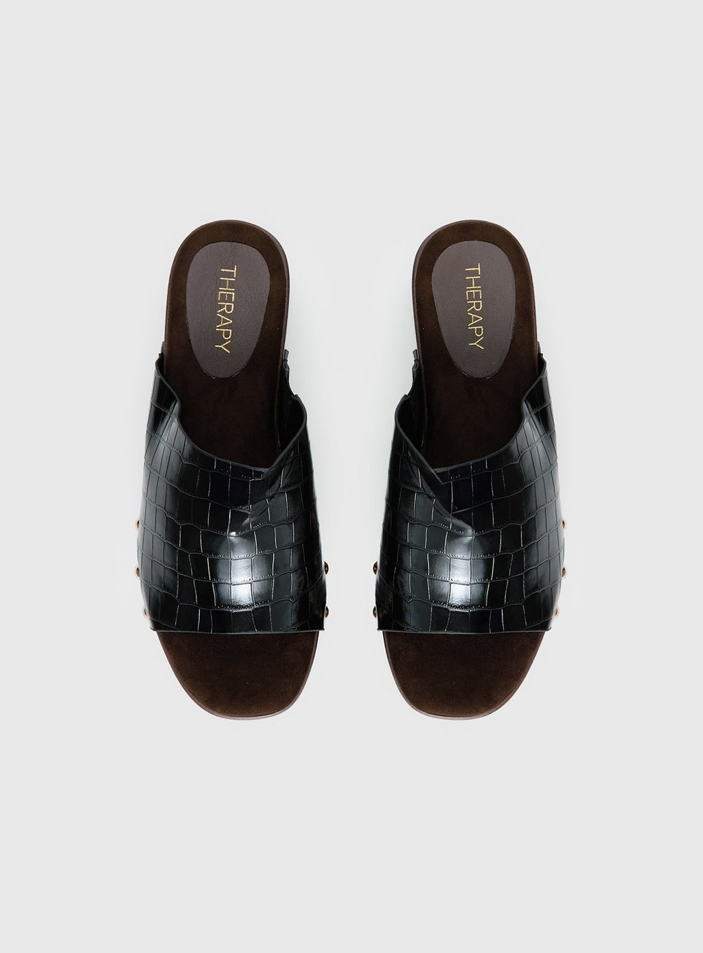 Therapy Imani Platform Sandals Black