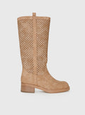 Therapy Festival Knee High Boots Natural