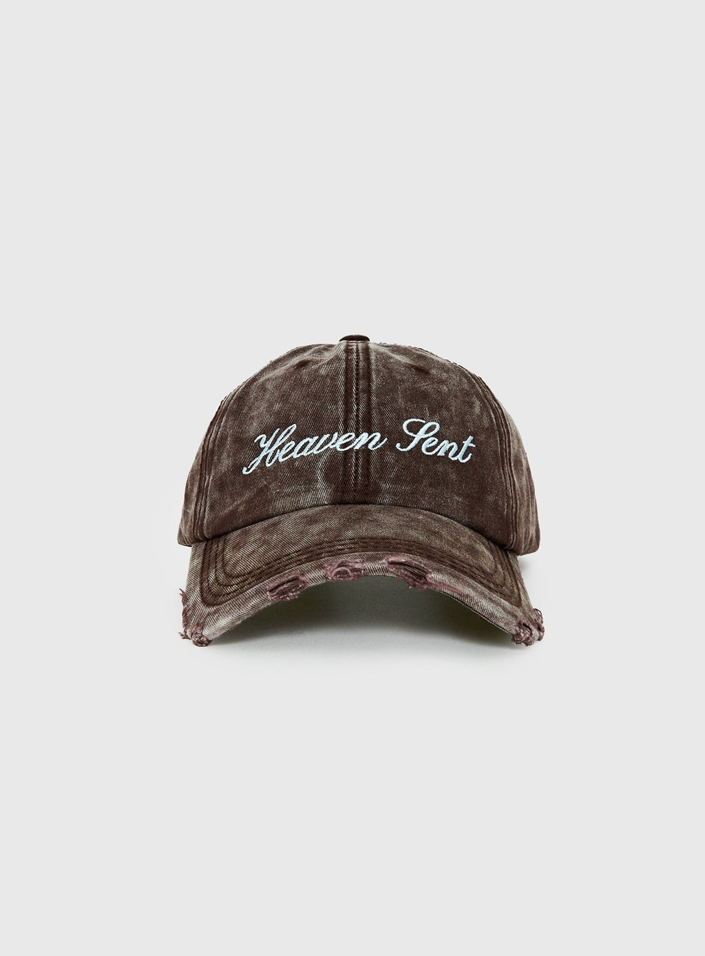 Heaven Sent Distressed Cap Brown / Blue