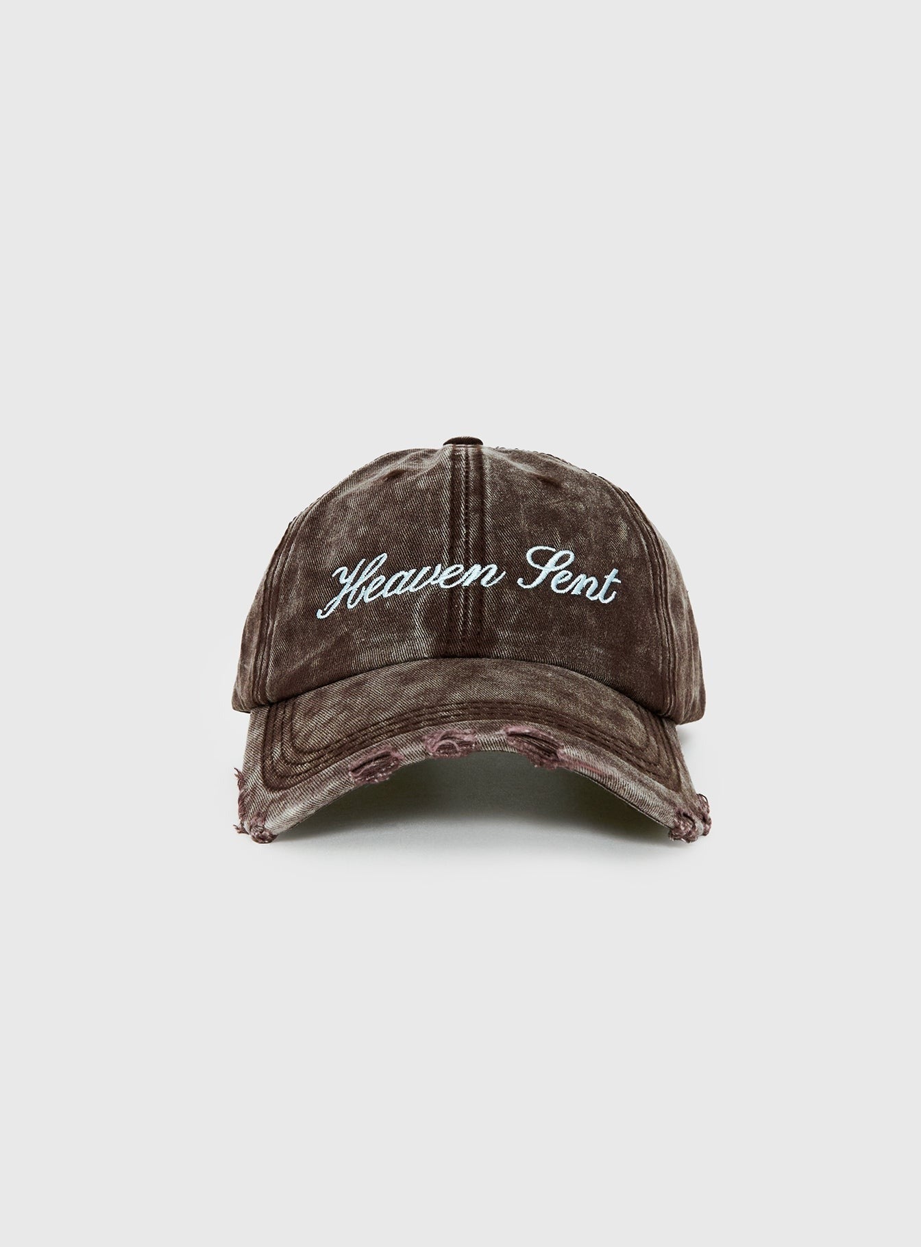 Heaven Sent Distressed Cap Brown / Blue