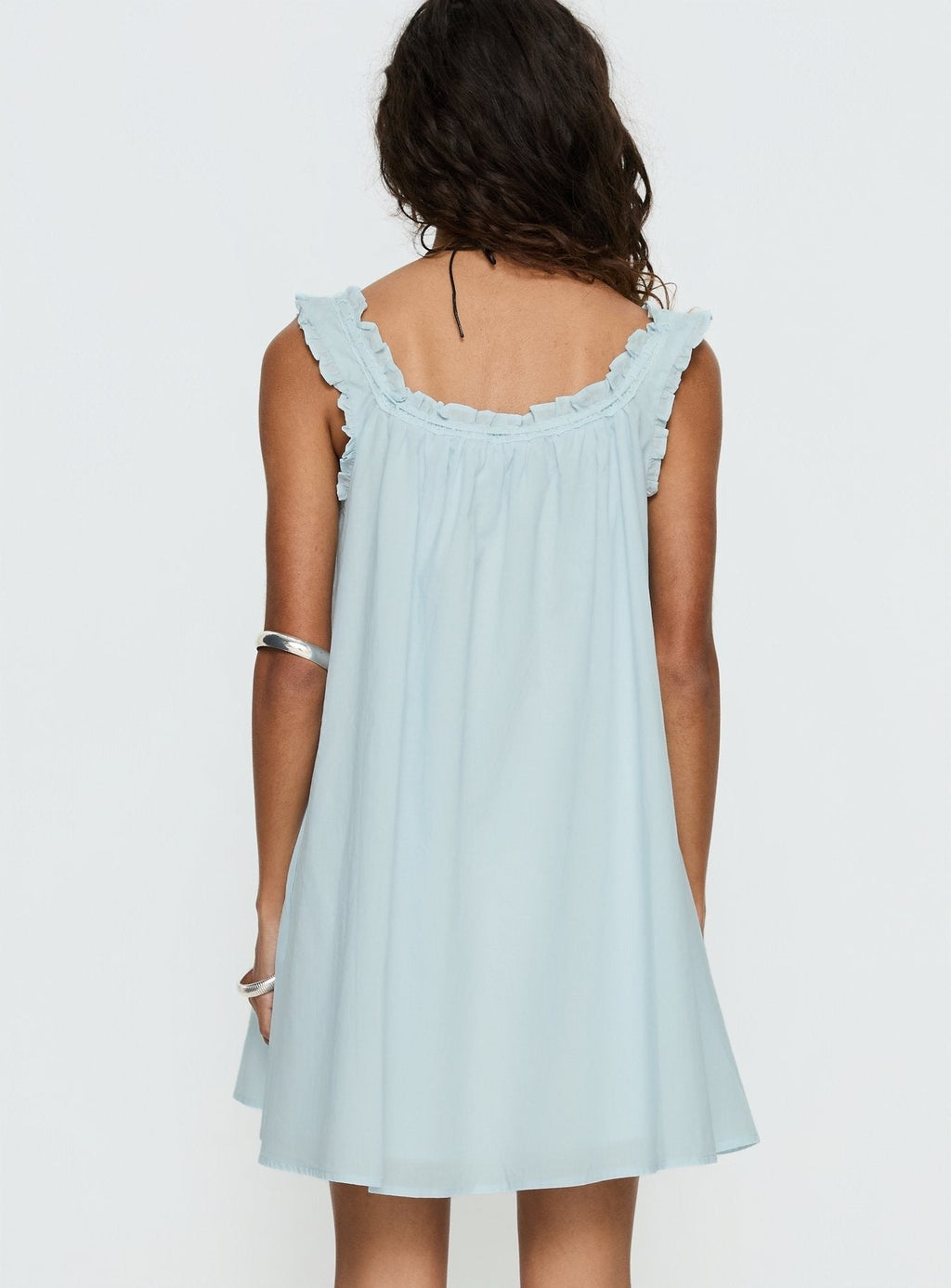 Swing Mini Dress Light Blue