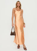 Alidia Cowl Neck Maxi Dress Sorbet