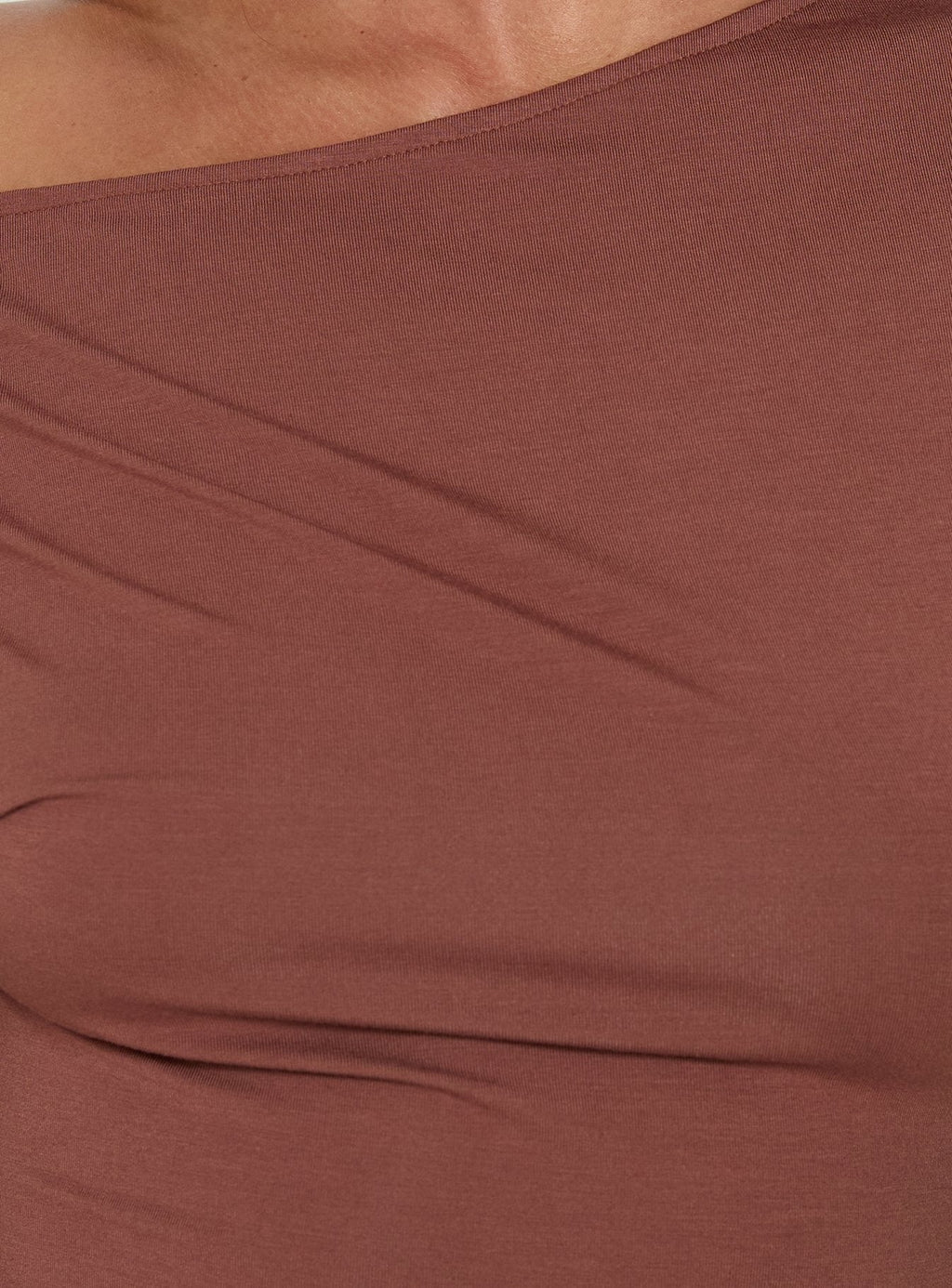 Luckiest Girl Off Shoulder Cinched Top Clay