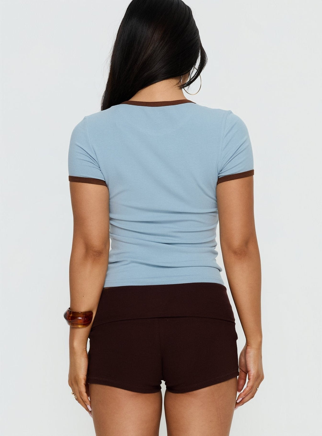 Love from Hawaii Graphic Top Blue