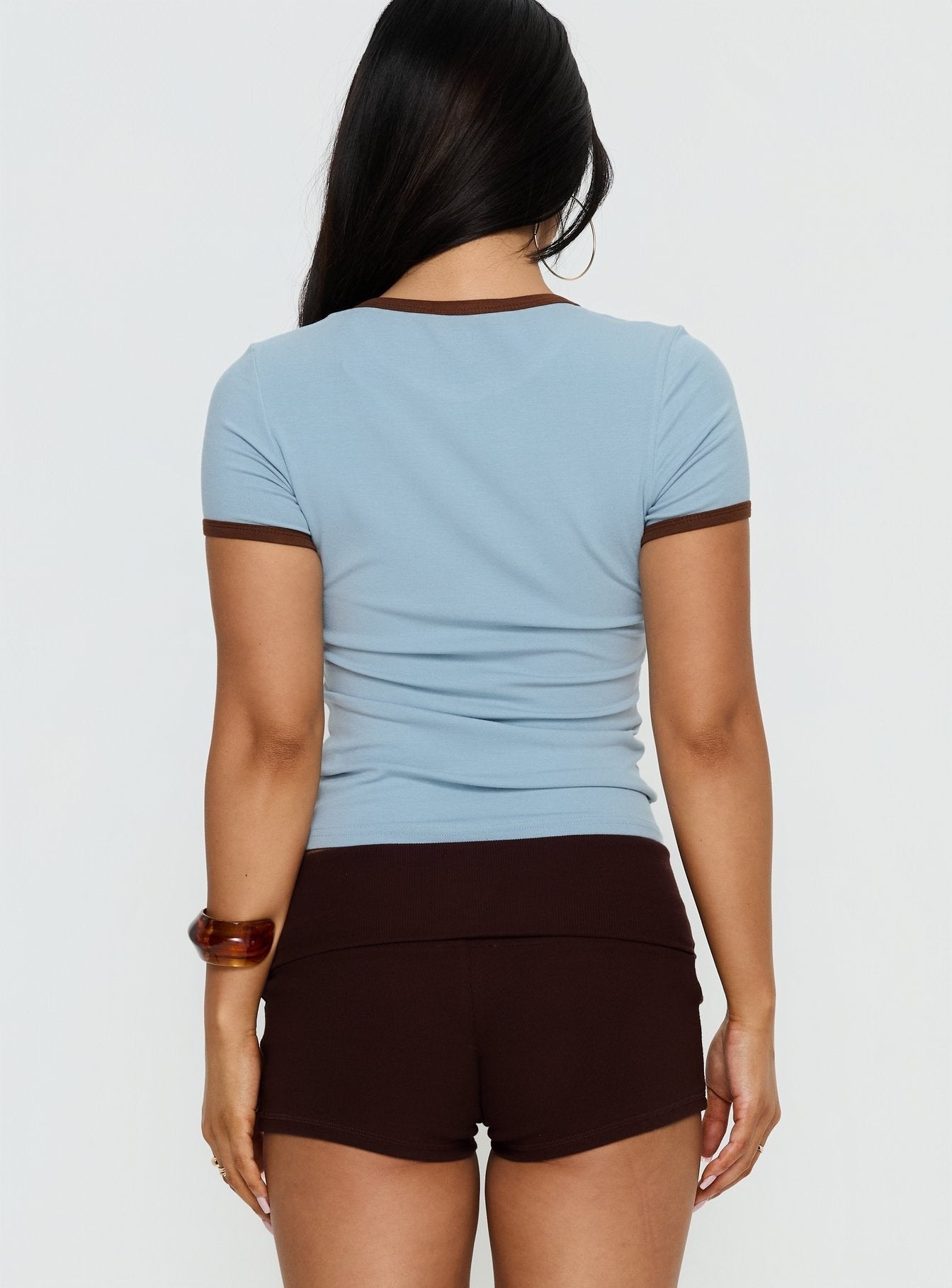 Love from Hawaii Graphic Top Blue