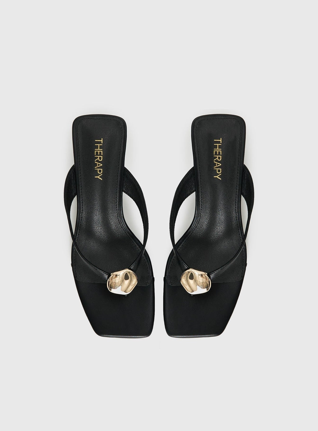 Therapy Slant Heels Black