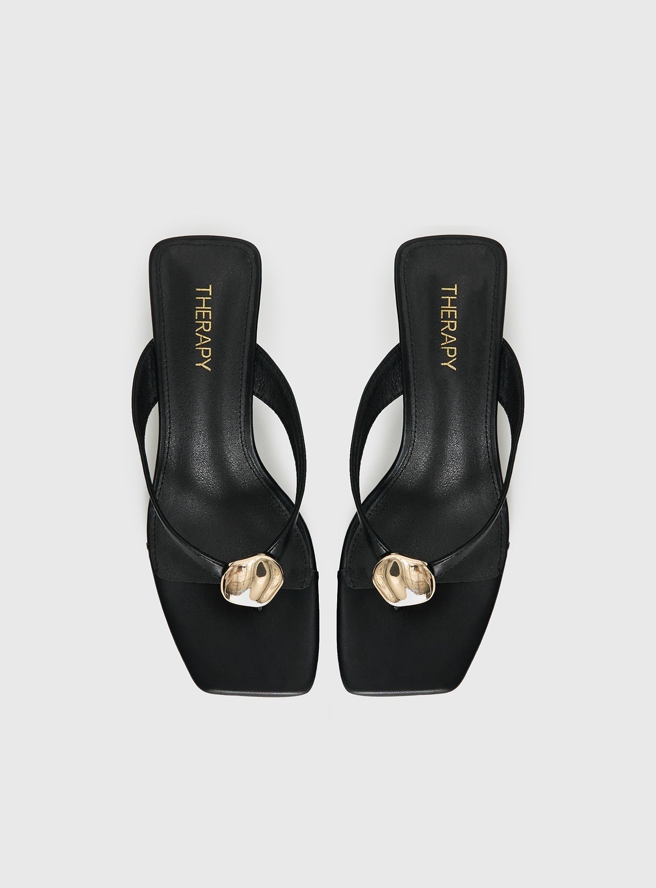 Therapy Slant Heels Black