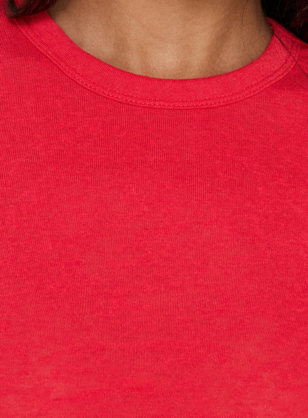 Peloma Saddle Hem Jersey Tee Red