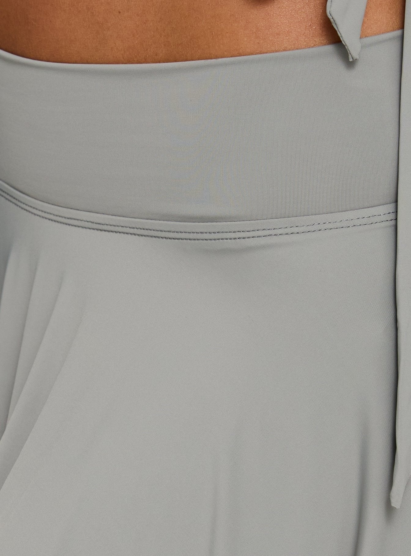 Talluleah Handkerchief Flowy Midi Skirt Grey