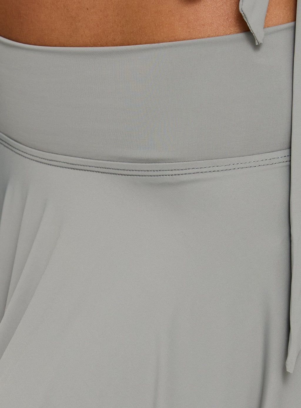 Talluleah Handkerchief Flowy Midi Skirt Grey
