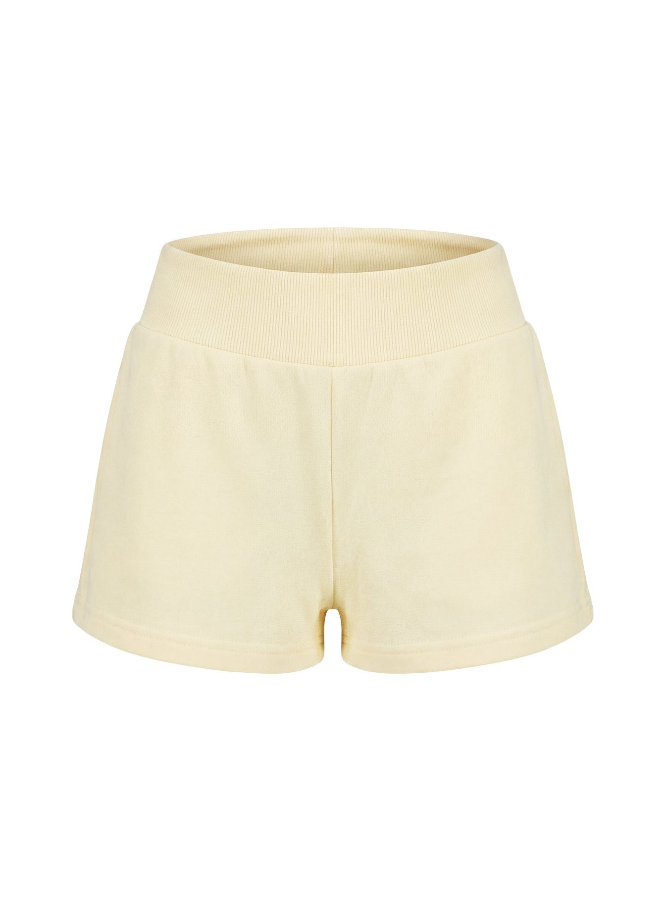 Daybreak Rib Waist Shorts Buttercream