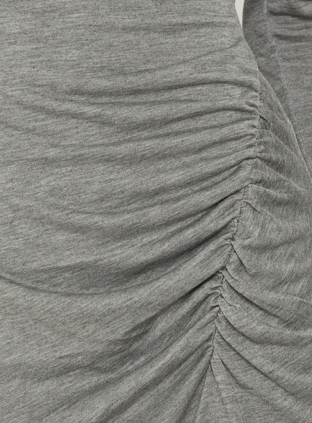 Neriya Ruched Long Sleeve Playsuit Grey