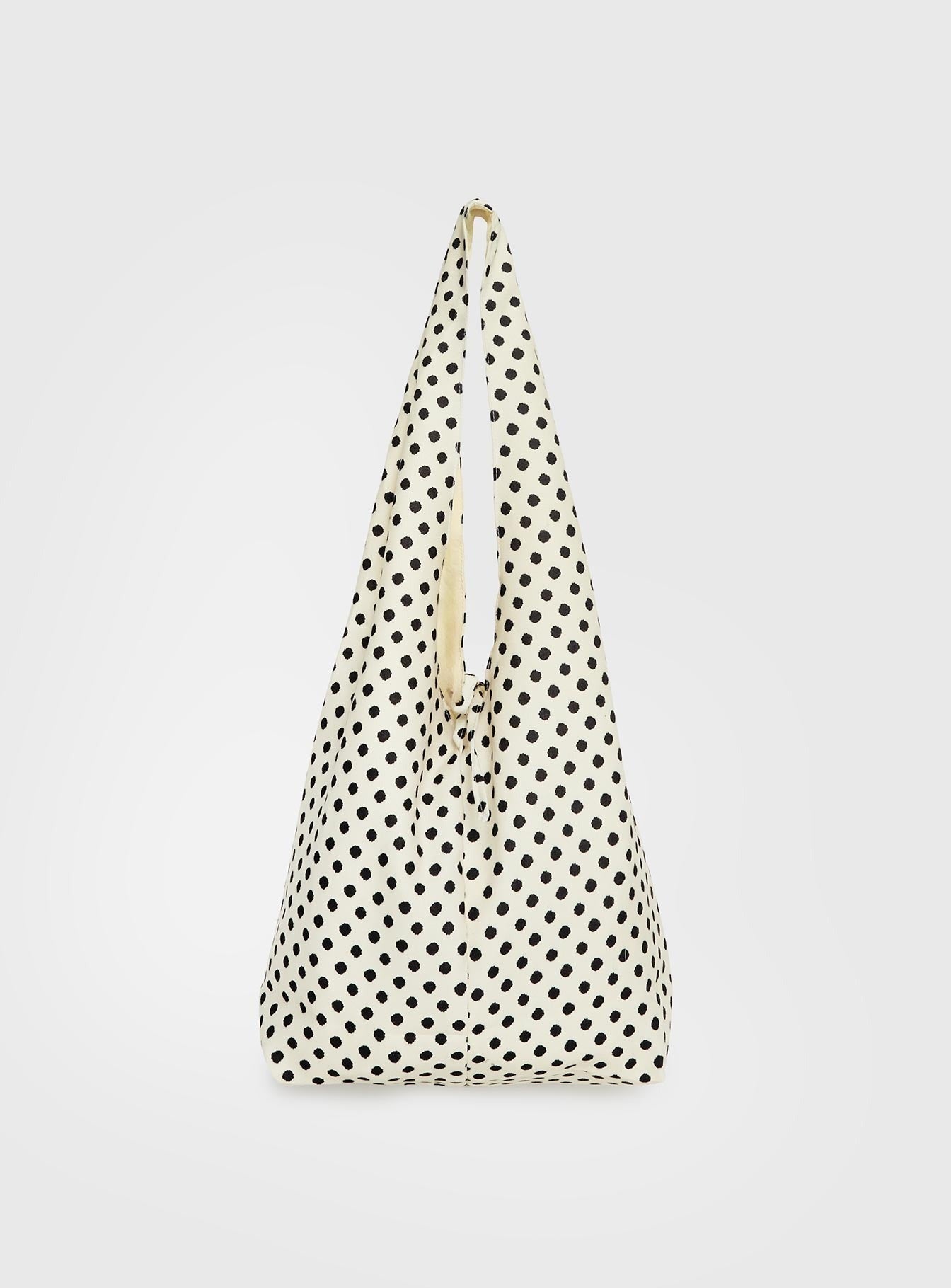 Sunday Sunrise Slouchy Bag White Polka Dot