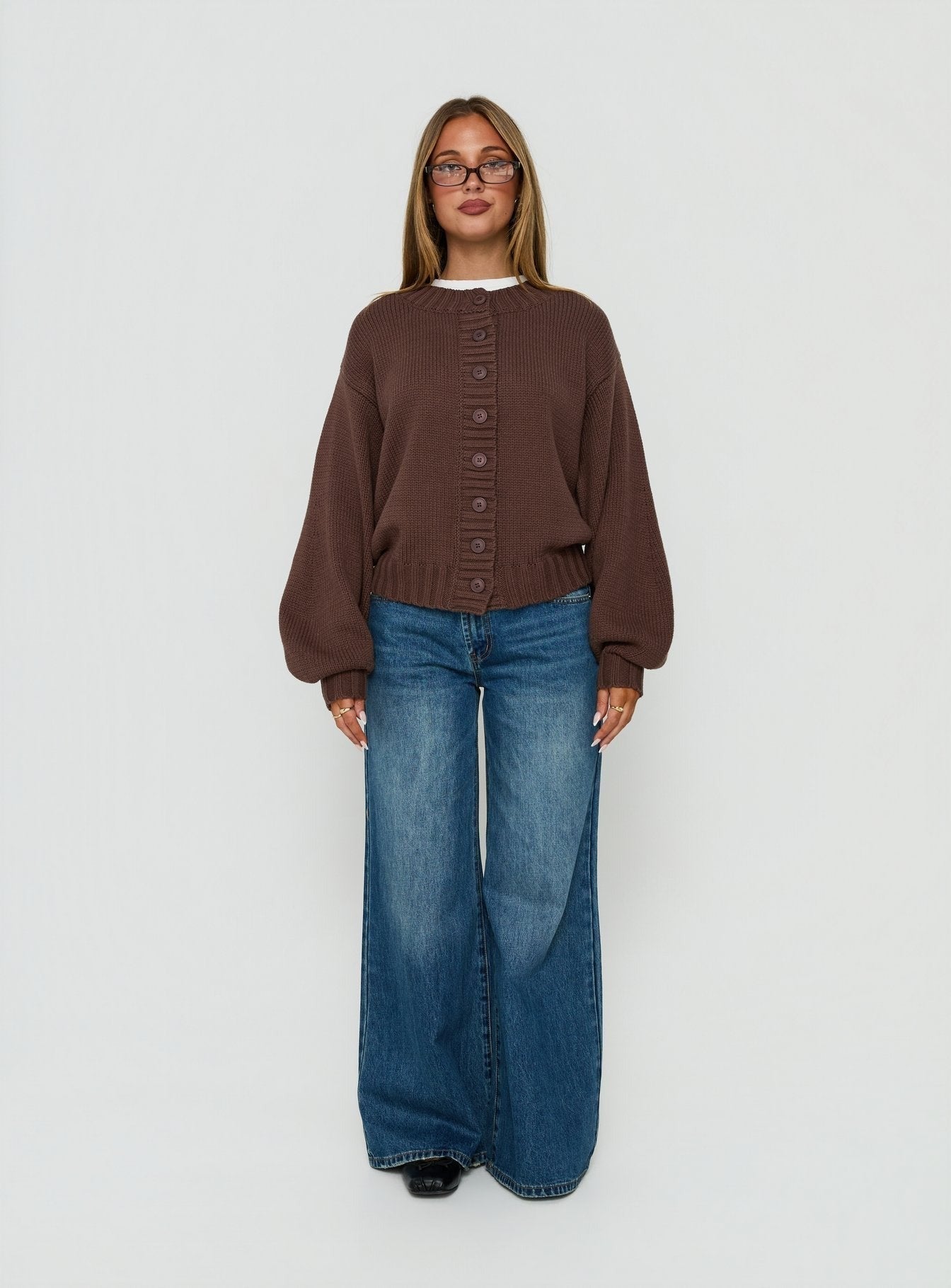 Edern Cardigan Chocolate