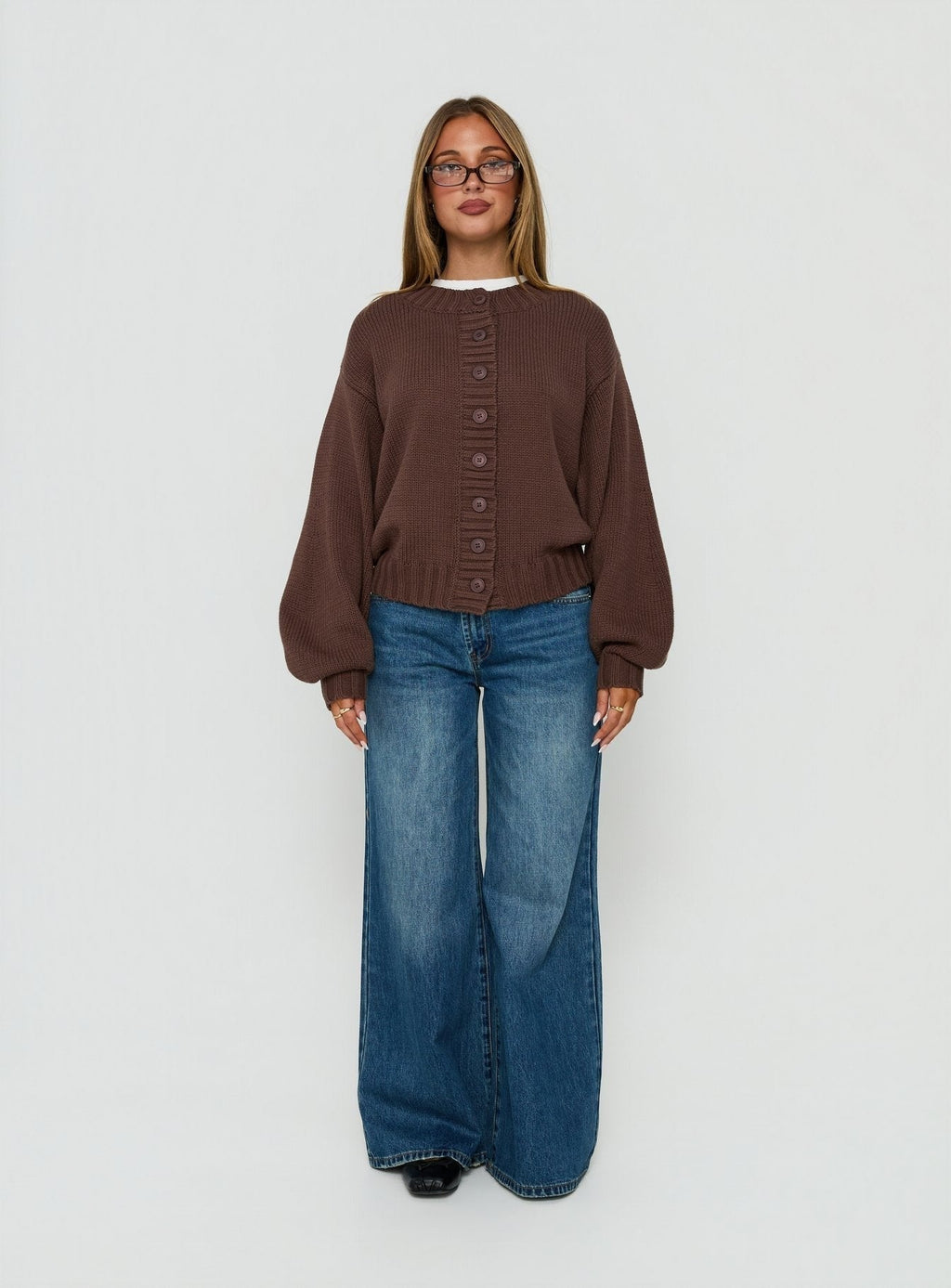 Edern Cardigan Chocolate