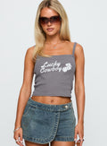 Lucky Cowboy Top Grey