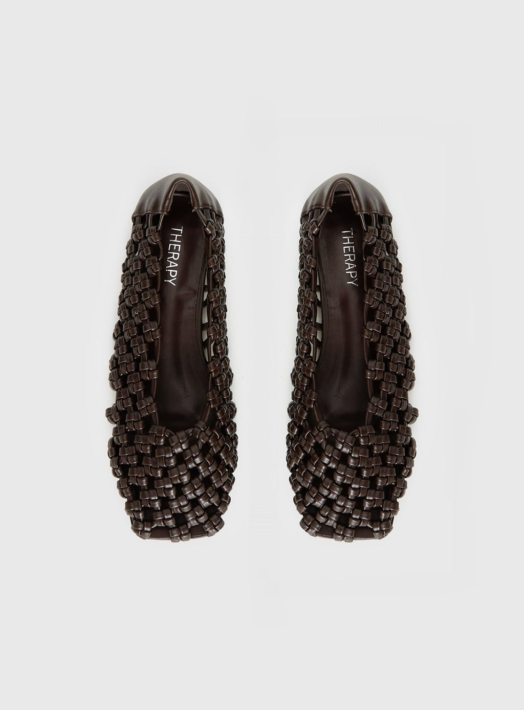 Therapy Genesis Woven Flats Chocolate