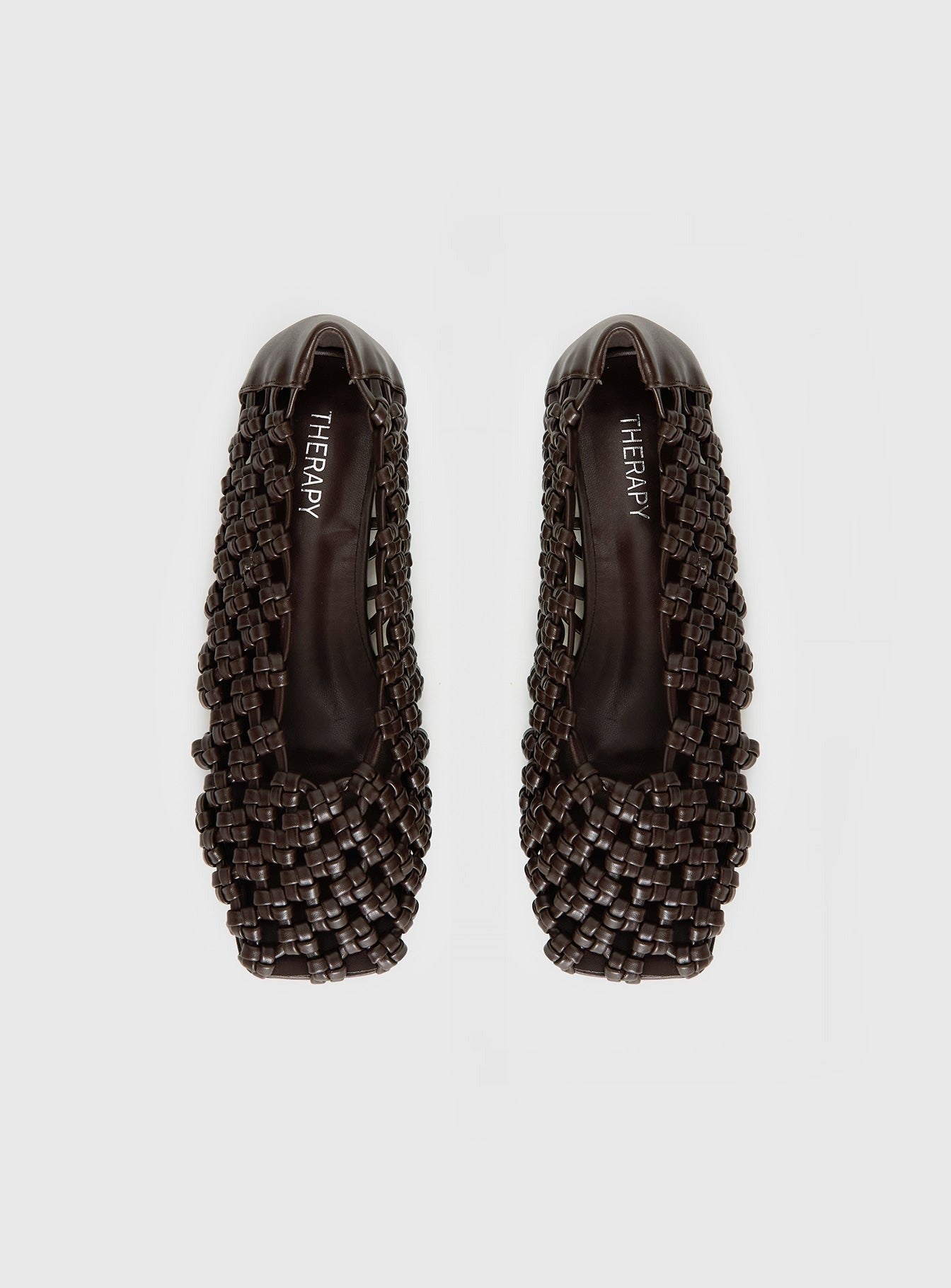 Therapy Genesis Woven Flats Chocolate