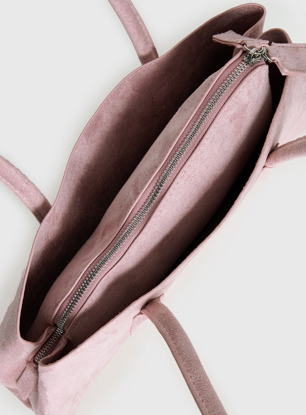 Hotshot Faux Suede Shoulder Bag Dusty Pink