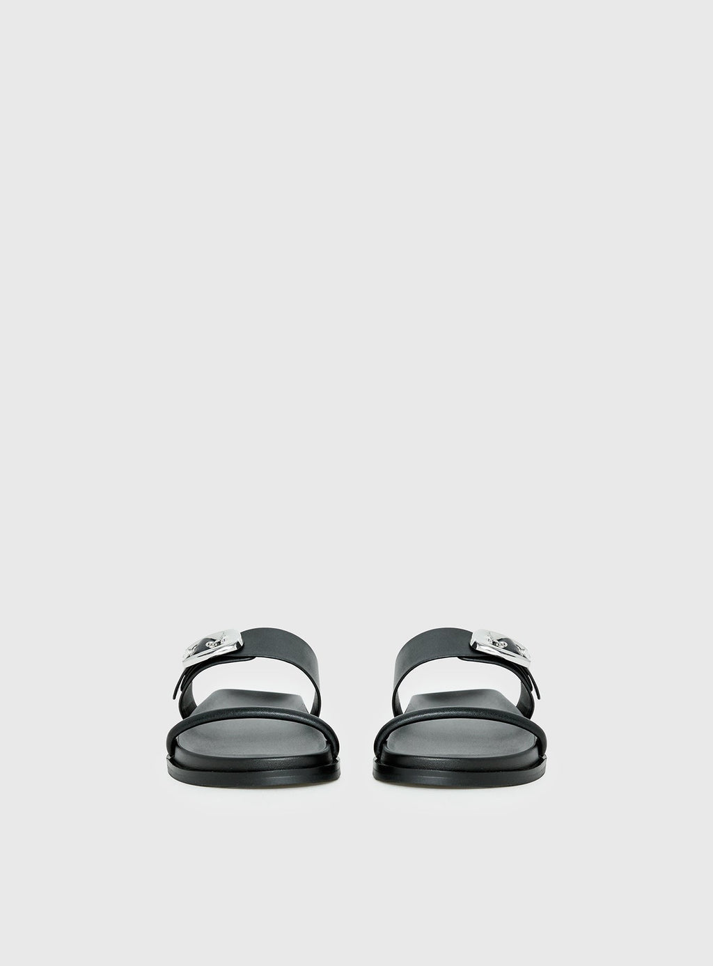 Worth It Buckle Detail Sandals Black